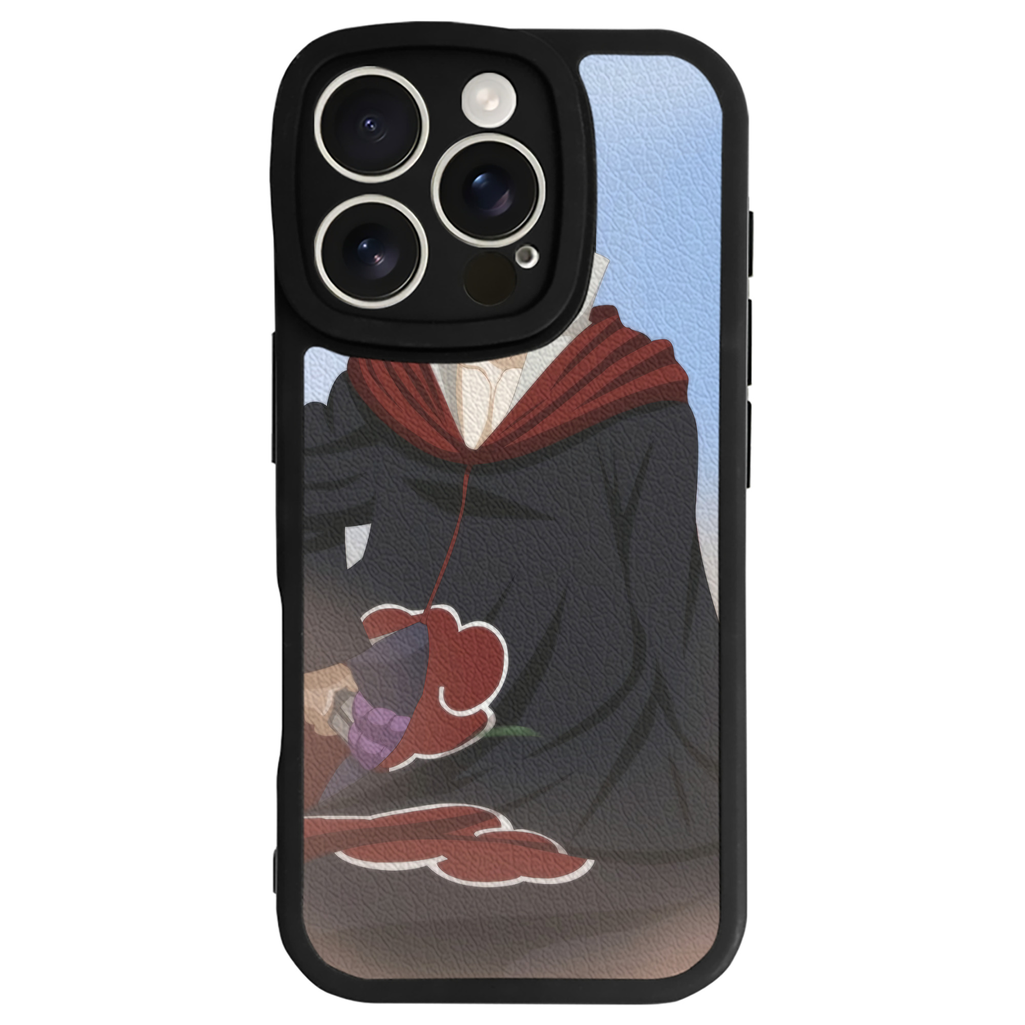 （画像用） NARUTO -ナルト- NARUTO -ナルト- 疾風伝 【iPhone 16シリーズ対応】シリコンスマホケース（レザー調） 材質：シリコン